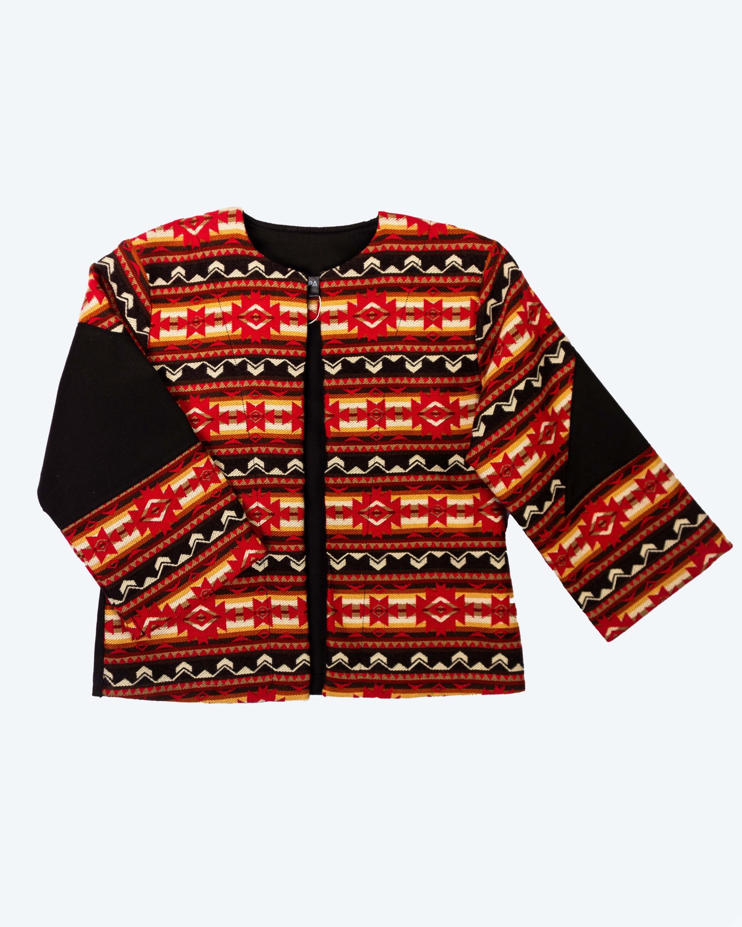 Cardigan Tejido Andino - Negro