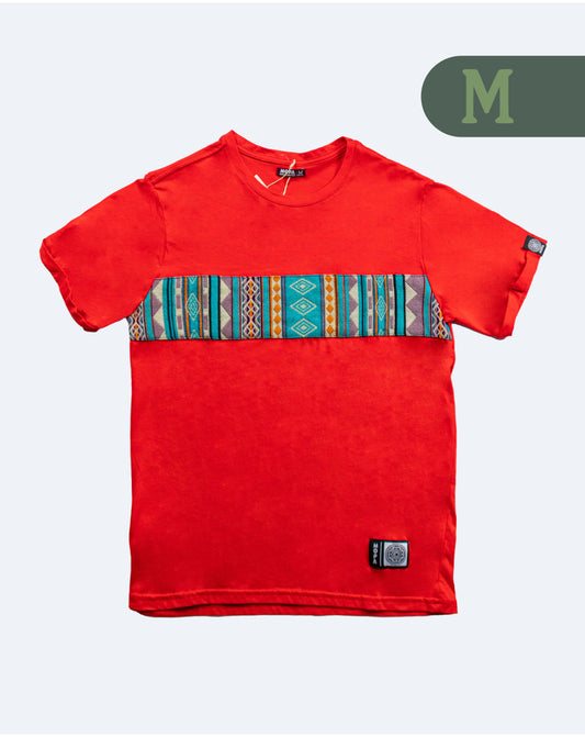 Camiseta Roja - Franja