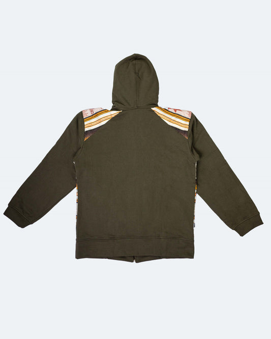Chaqueta Hombre Tejido Andino - Verde Militar