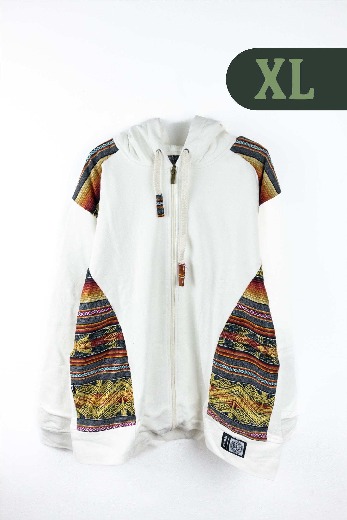 Chaqueta Hombre Tejido Andino - Marfil