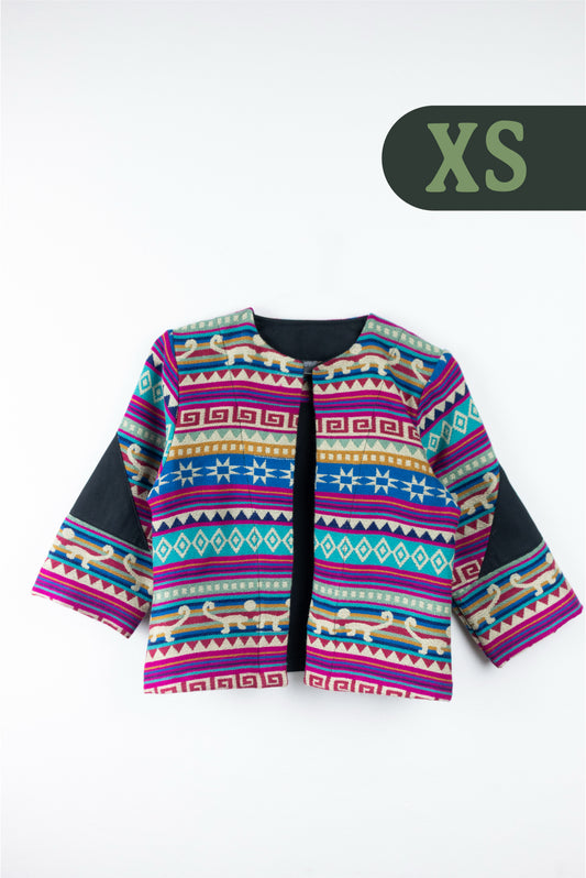Cardigan Tejido Andino - Negro