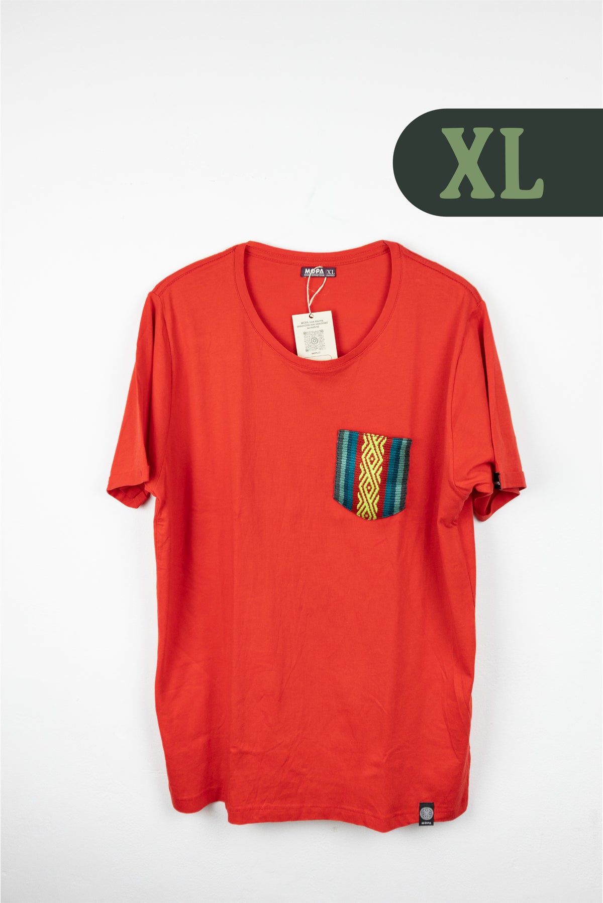 Camiseta Roja - Bolsillo Guanga