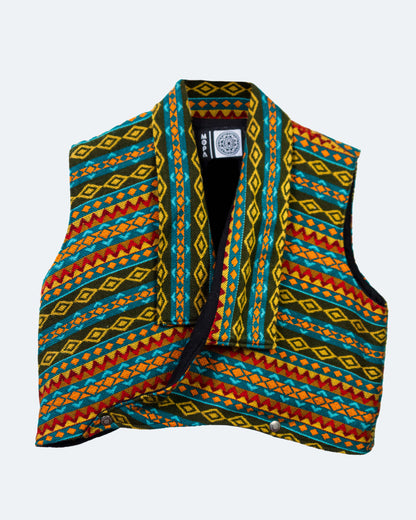 Chaleco Corto Tejido Andino