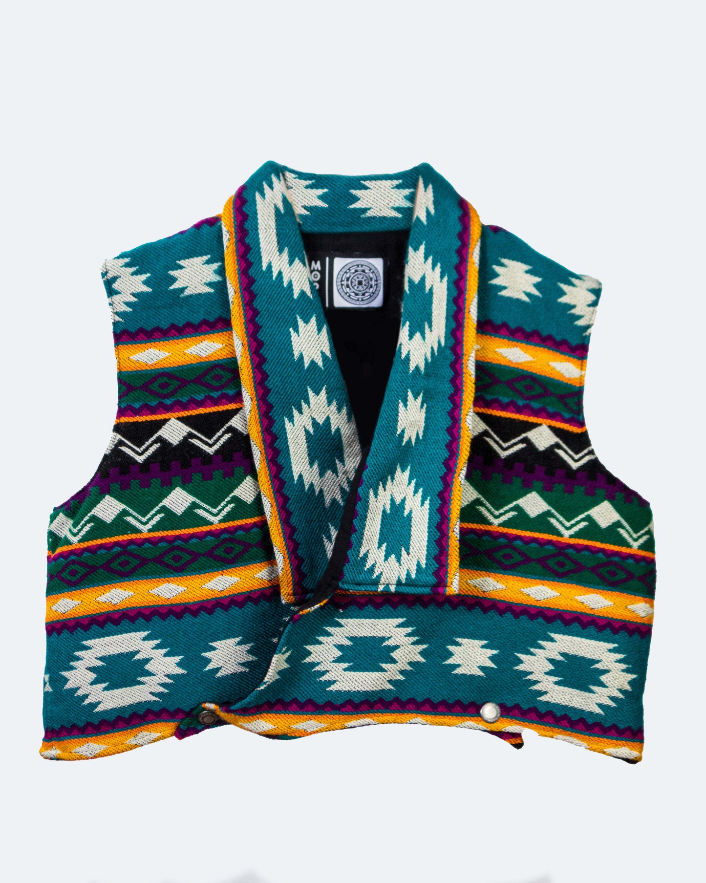 Chaleco Corto Tejido Andino