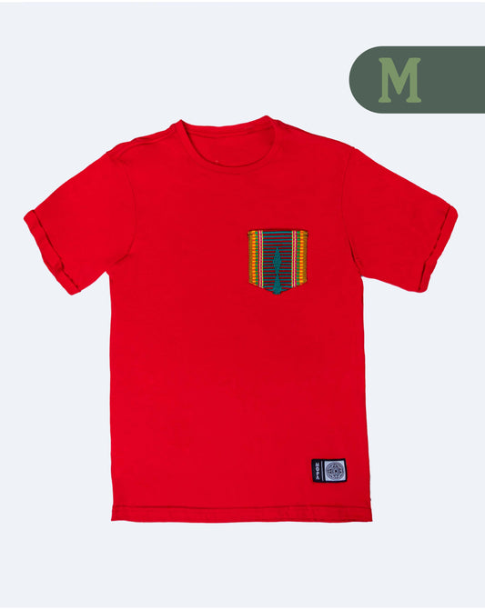 Camiseta Roja - Bolsillo