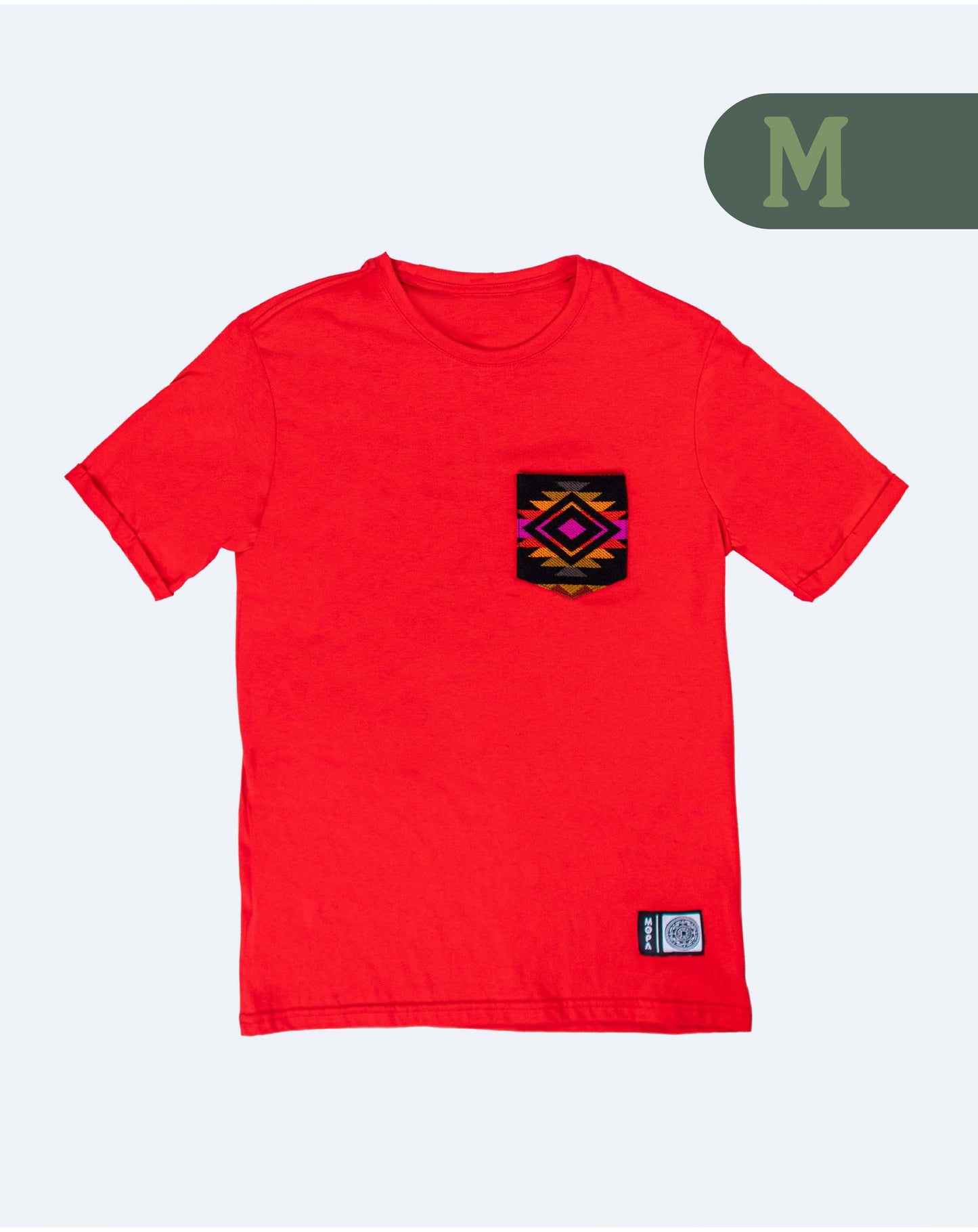 Camiseta Roja - Bolsillo