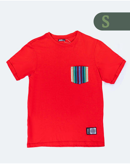 Camiseta Roja - Bolsillo