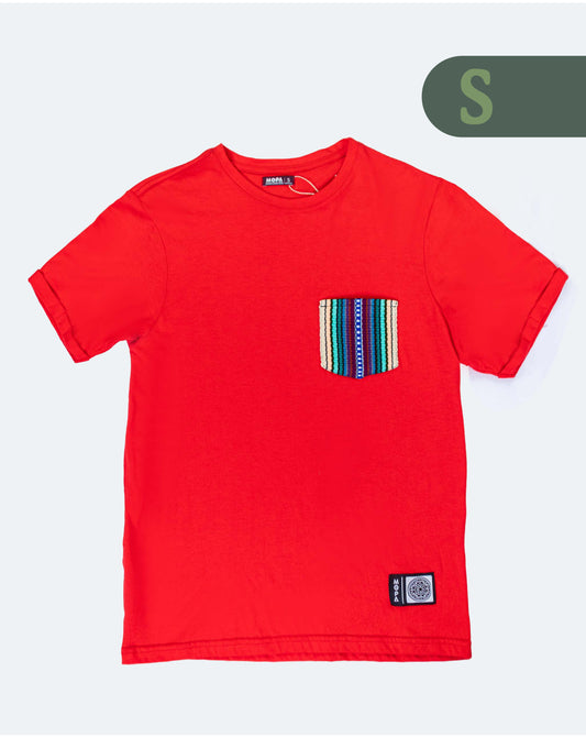 Camiseta Roja - Bolsillo
