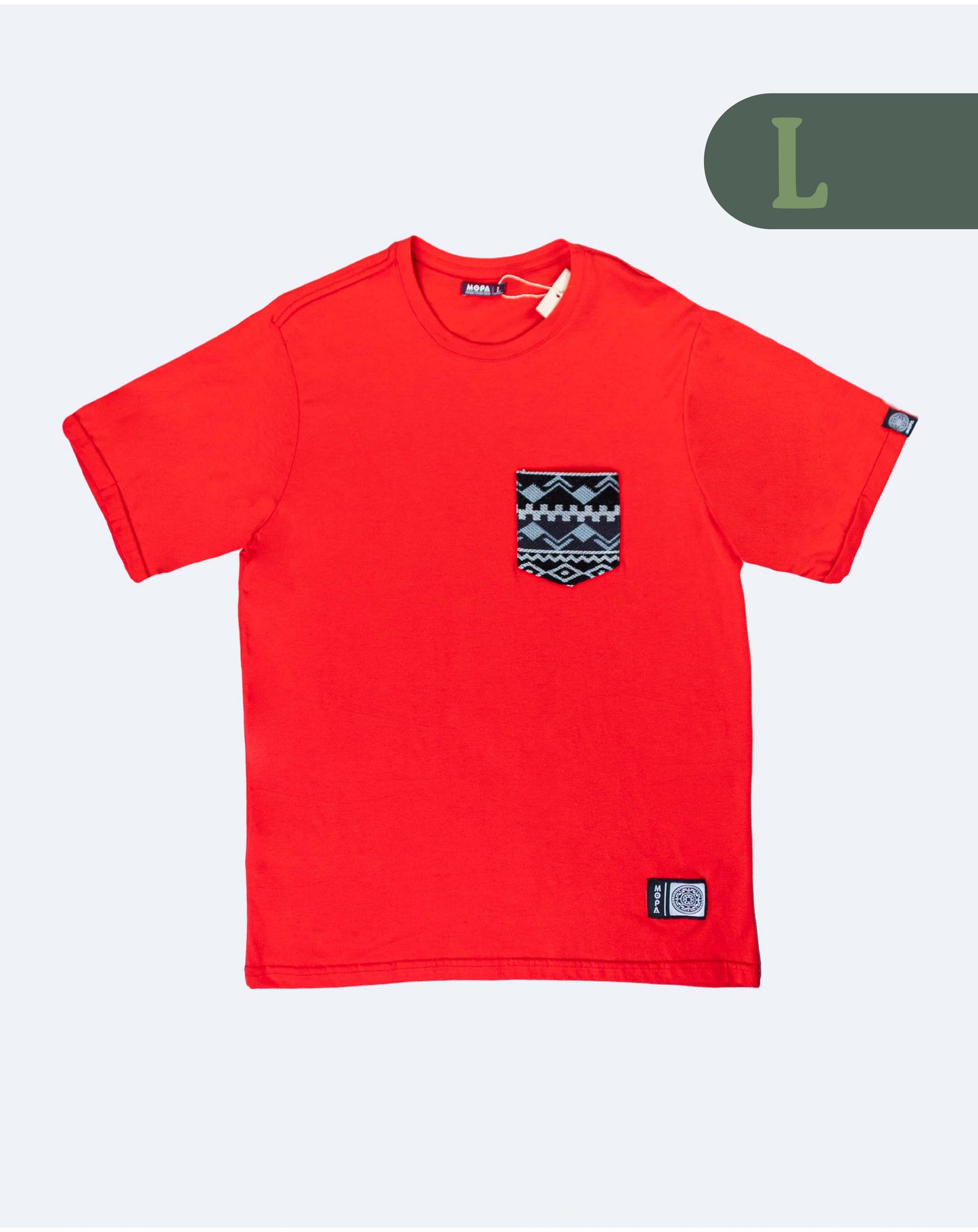Camiseta Roja - Bolsillo
