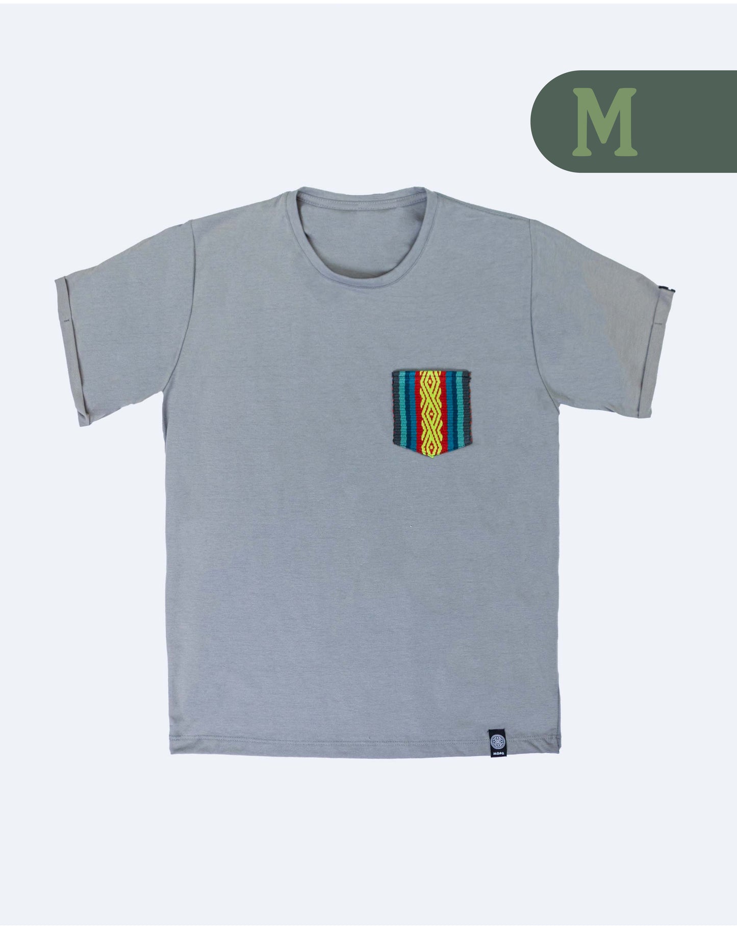 Camiseta Gris - Bolsillo