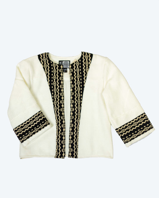 Blazer Tejido Puerres - Blanco