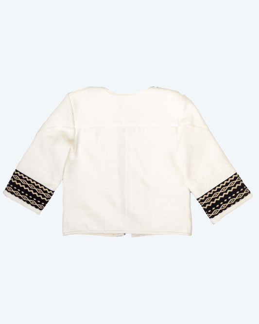 Blazer Tejido Puerres - Blanco