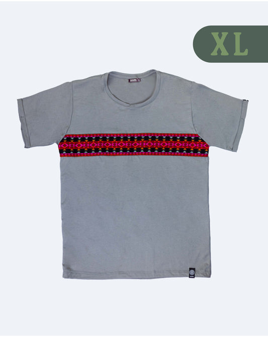 Camiseta Gris - Franja