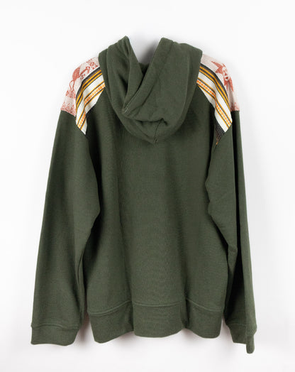Chaqueta Hombre Tejido Andino - Verde Militar