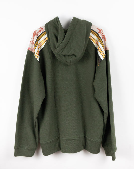 Chaqueta Hombre Tejido Andino - Verde Militar