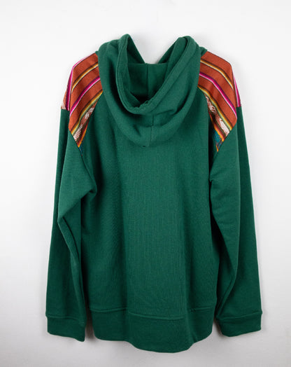 Chaqueta Hombre Tejido Andino - Verde