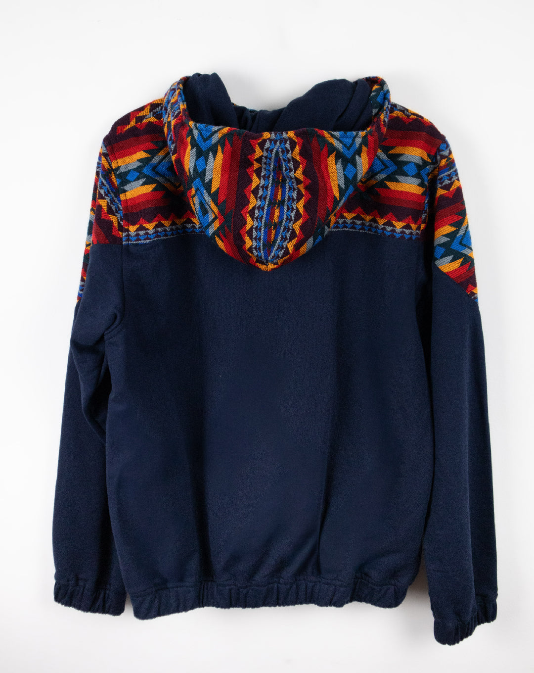 Chaqueta Hombre Tejido Andino Hombros - Azul
