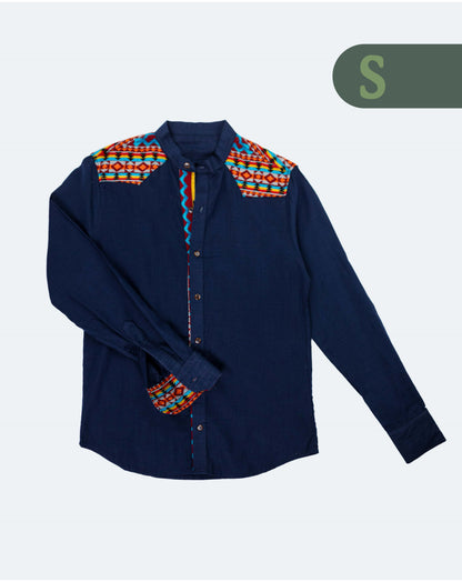 Camisa Lino Manga Larga