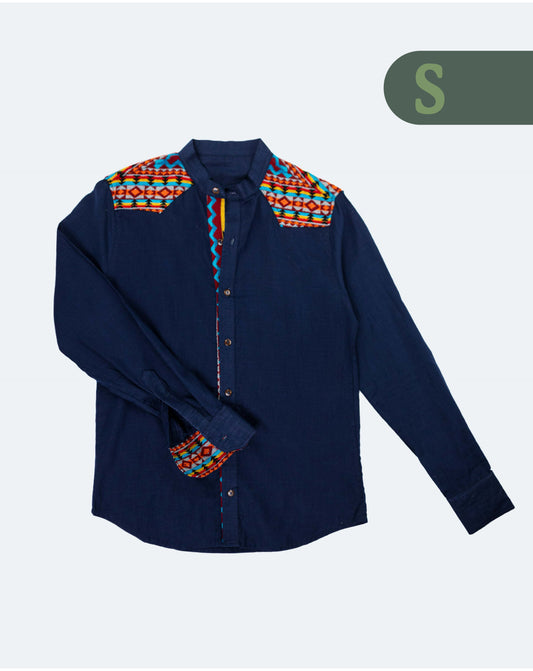 Camisa Lino Manga Larga