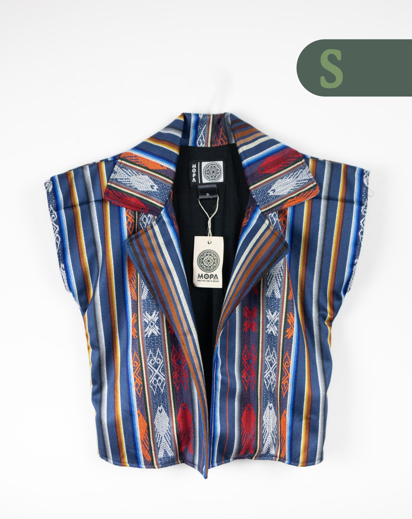 Chaleco Mangas Unisex Tejido Andino