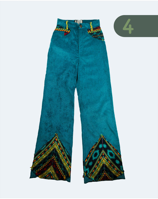 Pantalón Mujer Pana - Tejido Andino