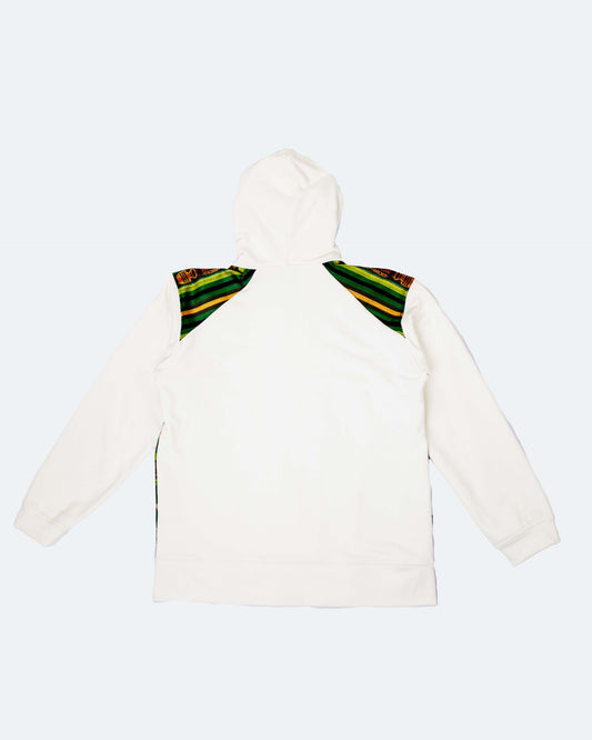 Chaqueta Hombre Tejido Andino - Blanco