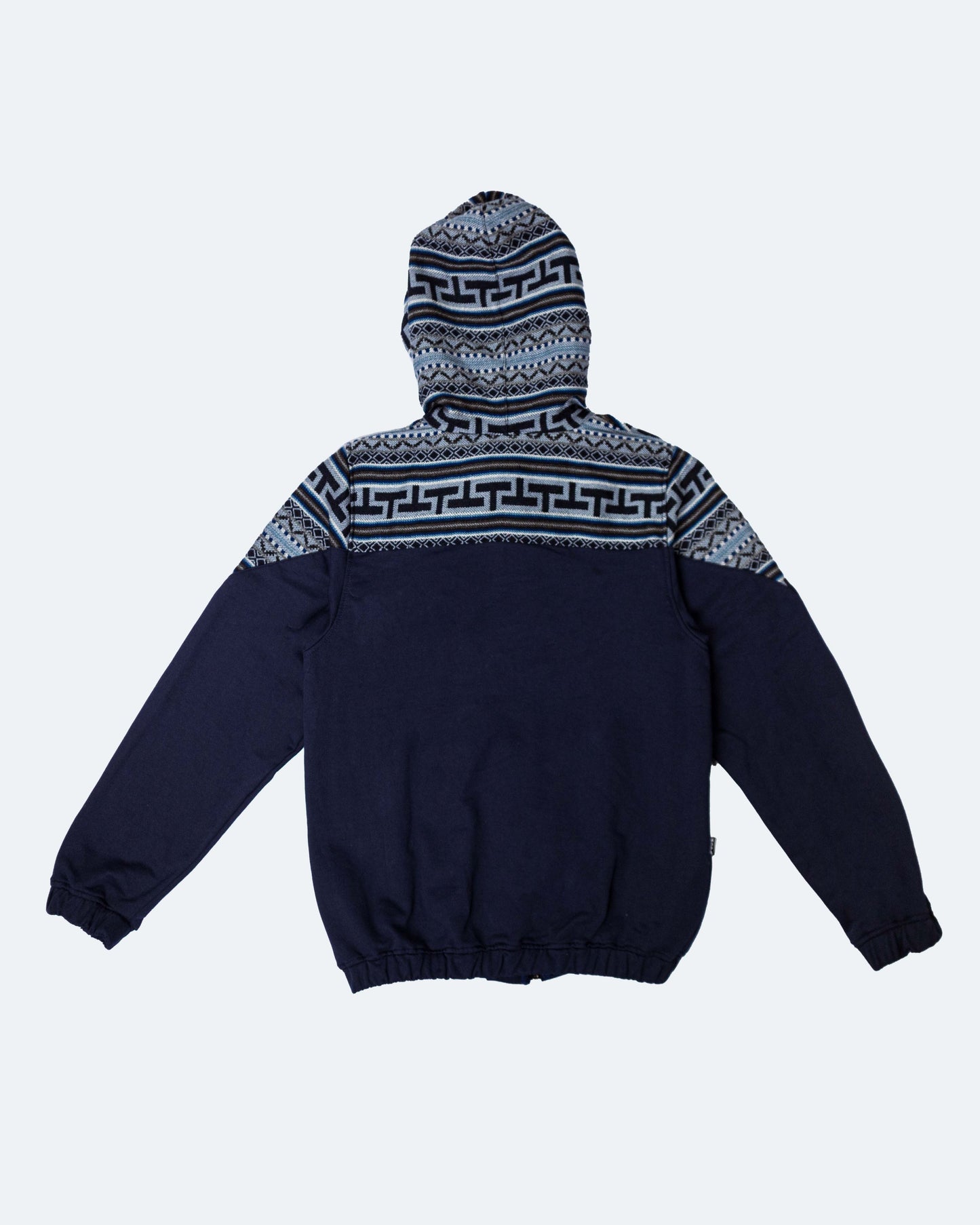 Chaqueta Hombre Tejido Andino Hombros - Azul