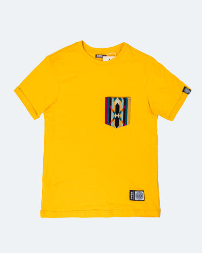 Camiseta Mostaza - Bolsillo