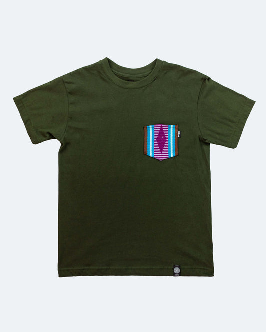 Camiseta Verde - Bolsillo