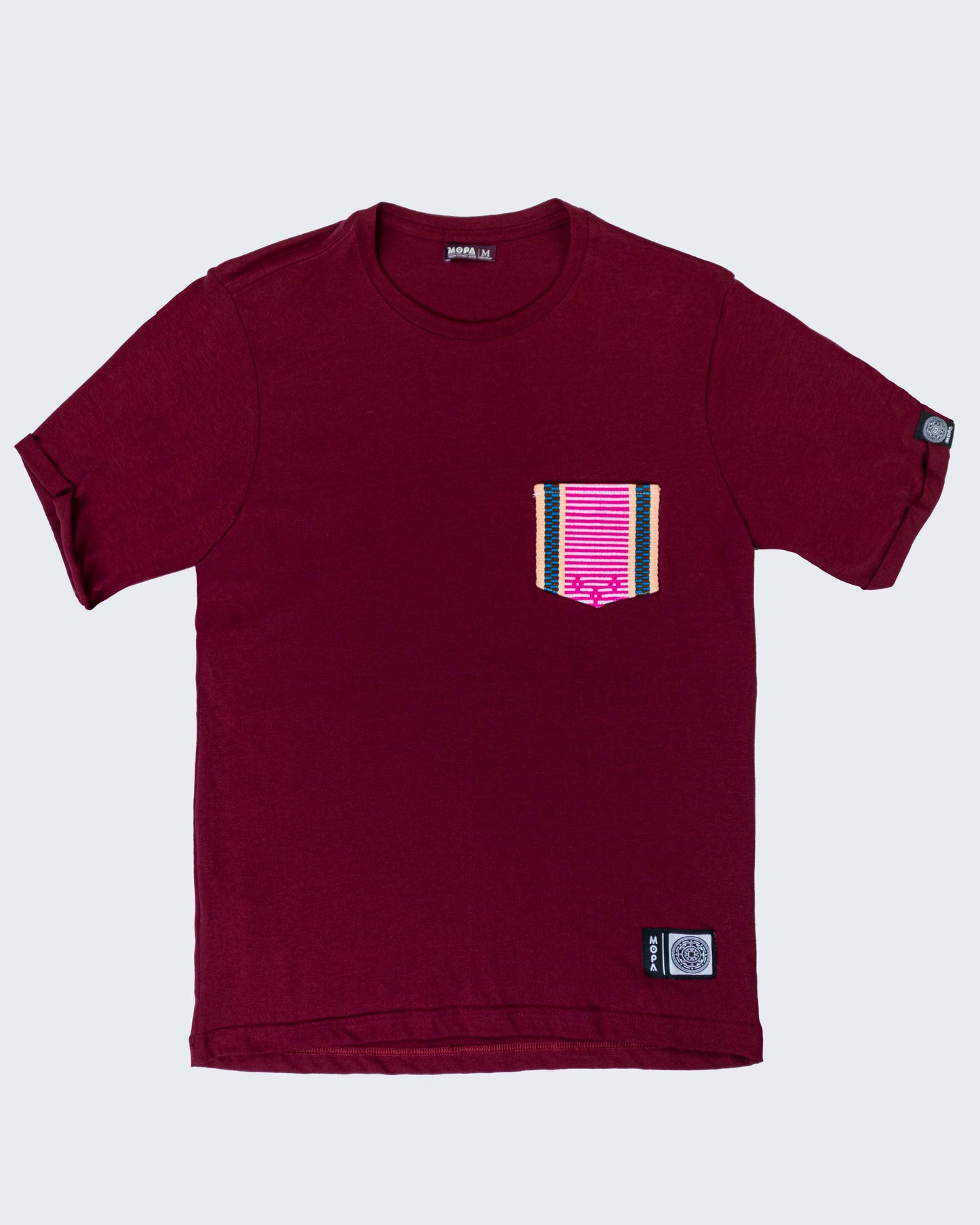 Camiseta Vino Tinto - Bolsillo