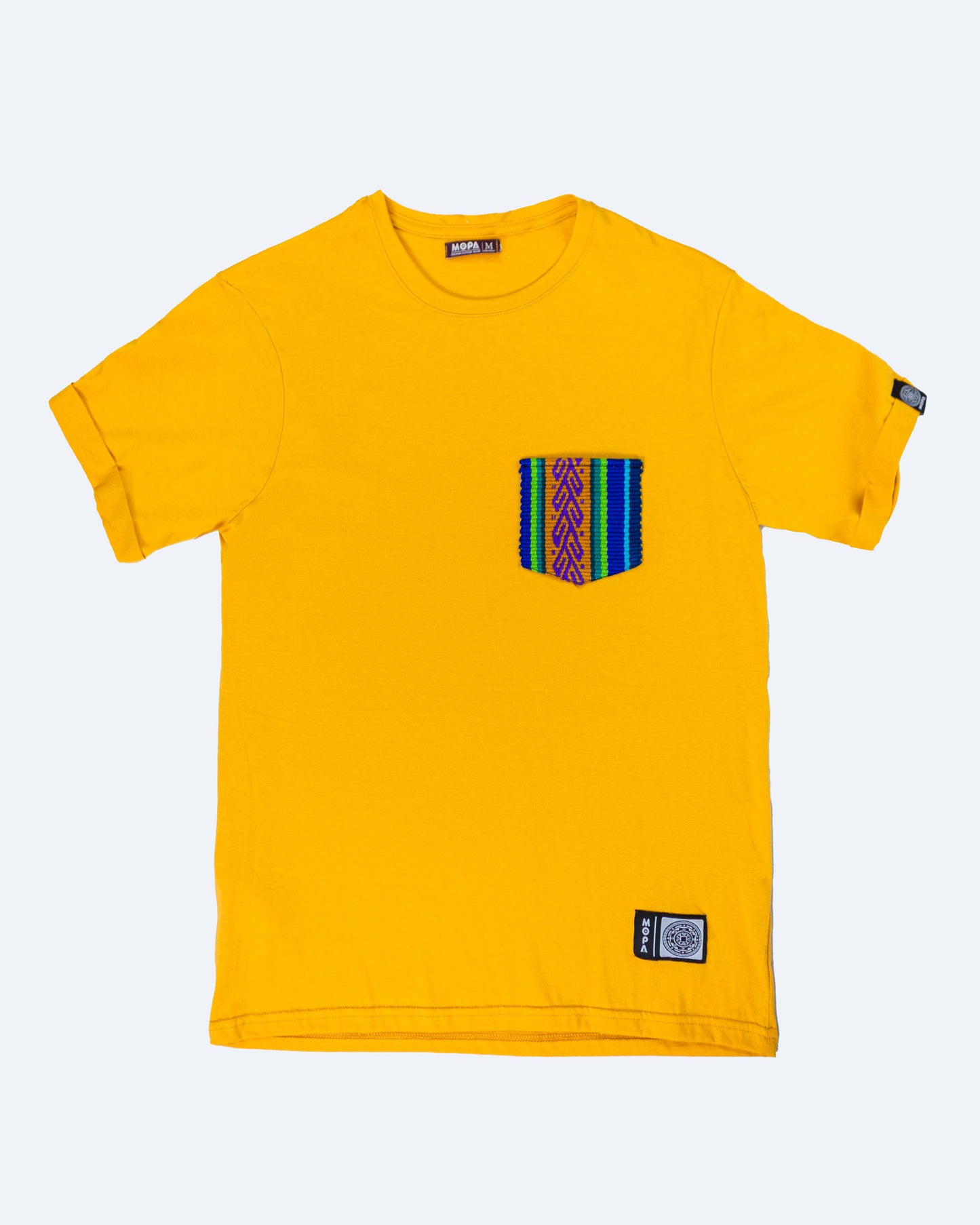 Camiseta Mostaza - Bolsillo