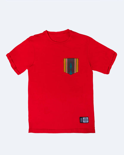 Camiseta Roja - Bolsillo