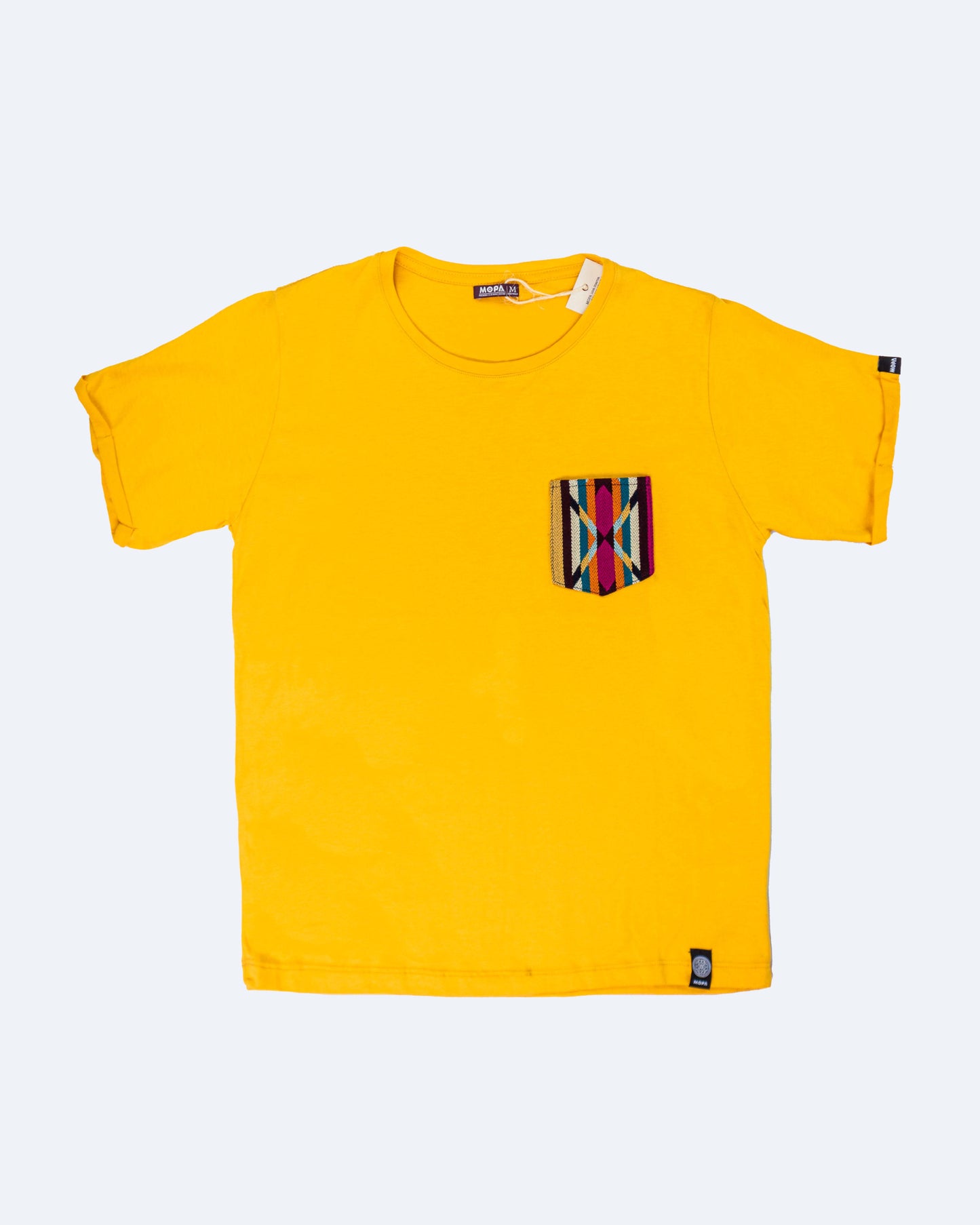 Camiseta Mostaza - Bolsillo