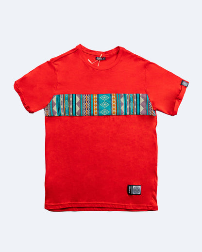 Camiseta Roja - Franja