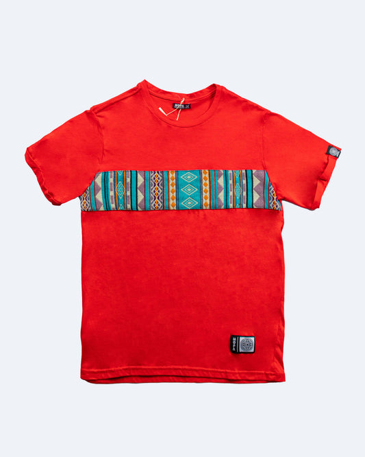 Camiseta Roja - Franja