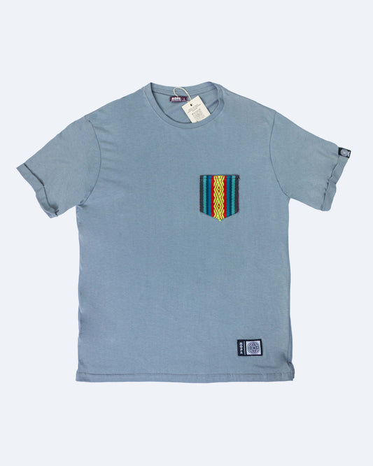 Camiseta Gris - Bolsillo