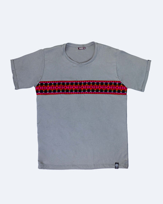 Camiseta Gris - Franja