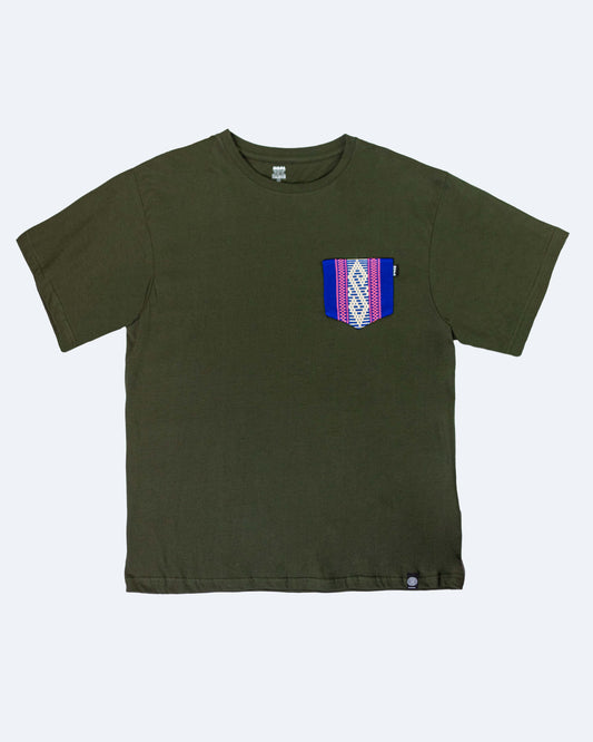 Camiseta Verde - Bolsillo