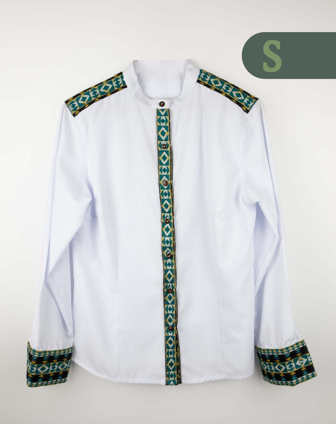 Camisa Manga Larga Mujer - Blanco
