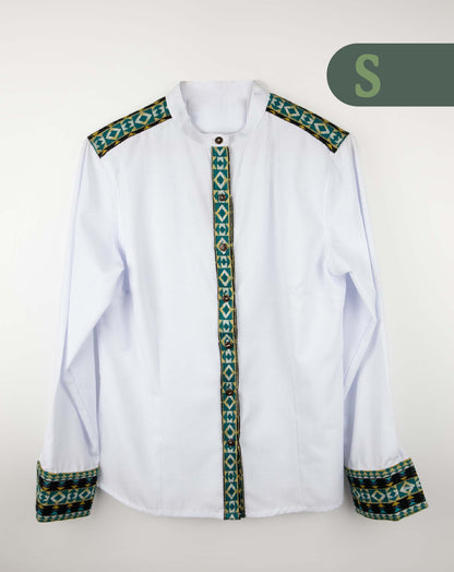 Camisa Manga Larga Mujer - Blanco