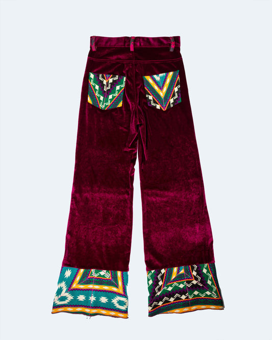 Pantalón Bota Ancha Mujer - Tejido Andino