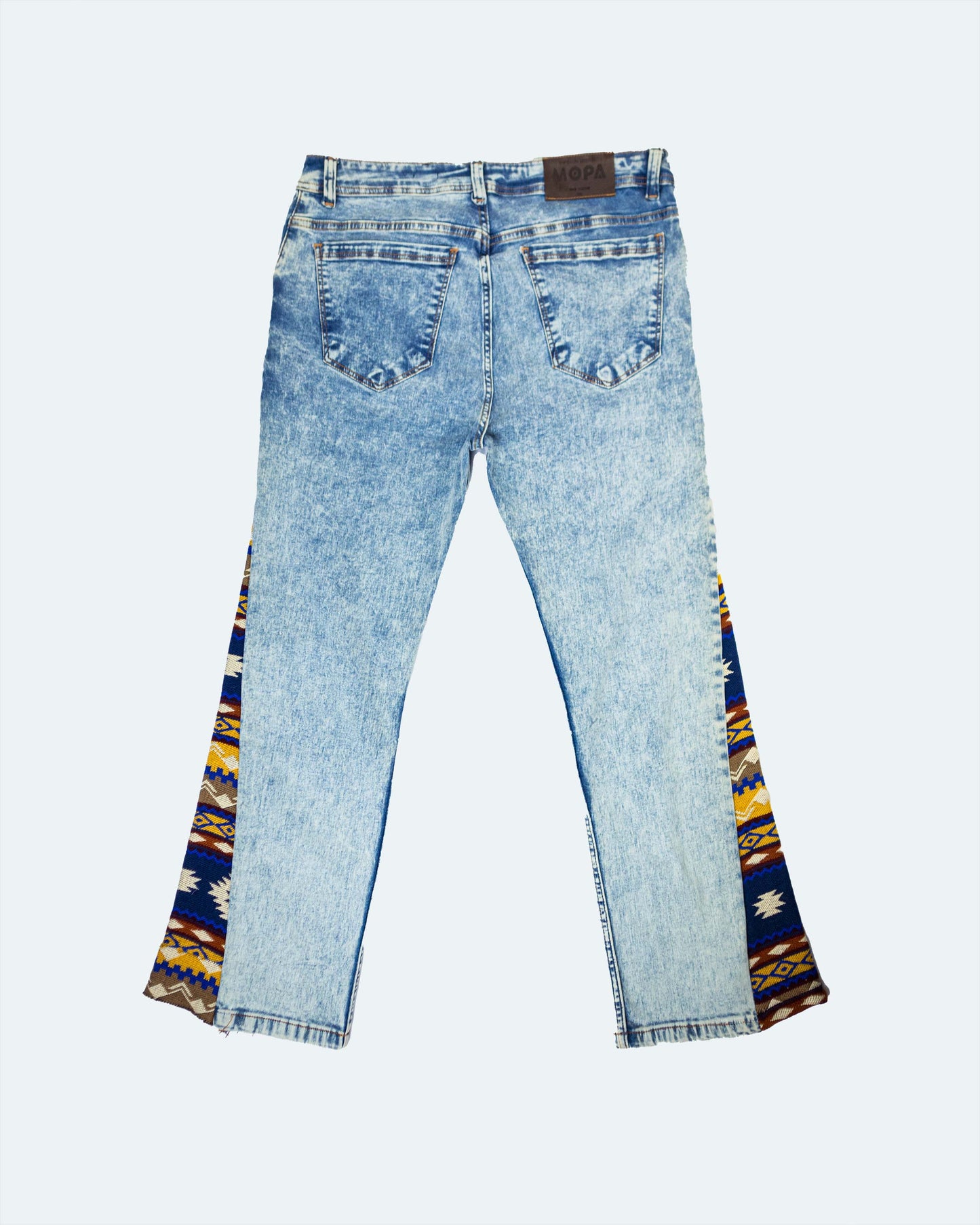 Pantalón Mujer Jean Bota Ancha- Tejido Andino