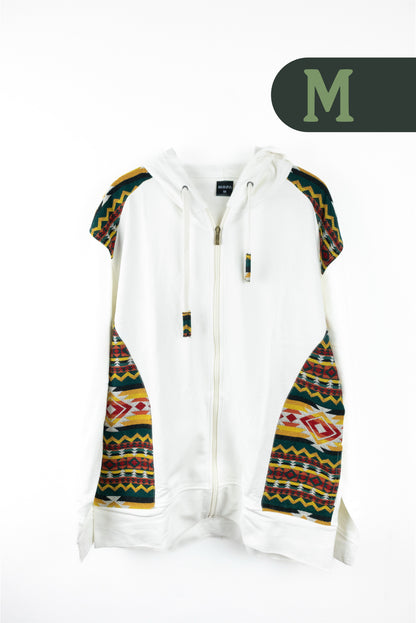 Chaqueta Hombre Tejido Andino - Marfil
