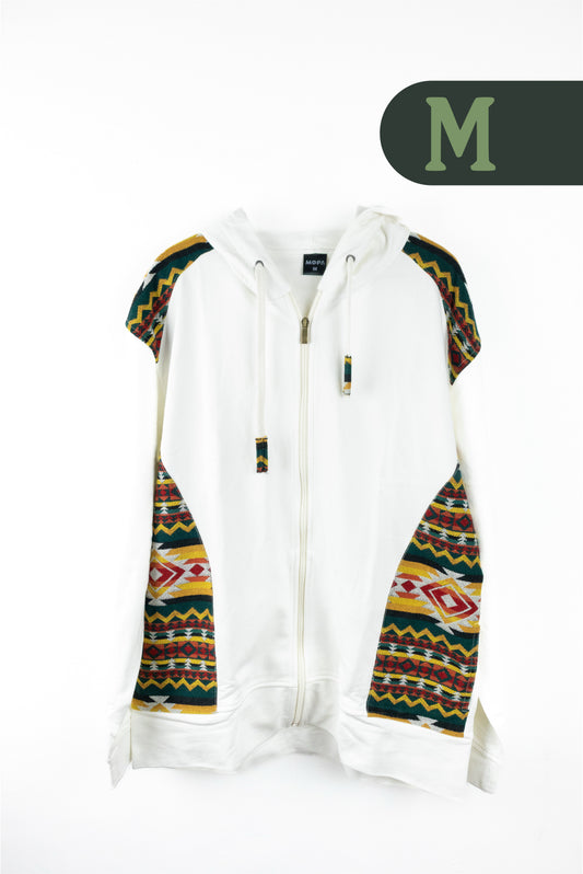 Chaqueta Hombre Tejido Andino - Marfil