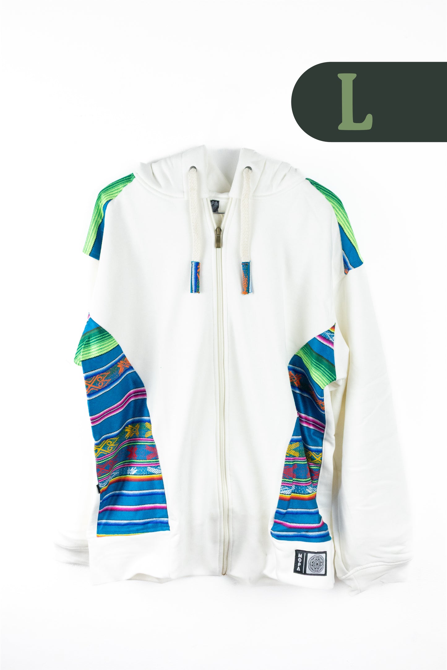 Chaqueta Hombre Tejido Andino - Marfil