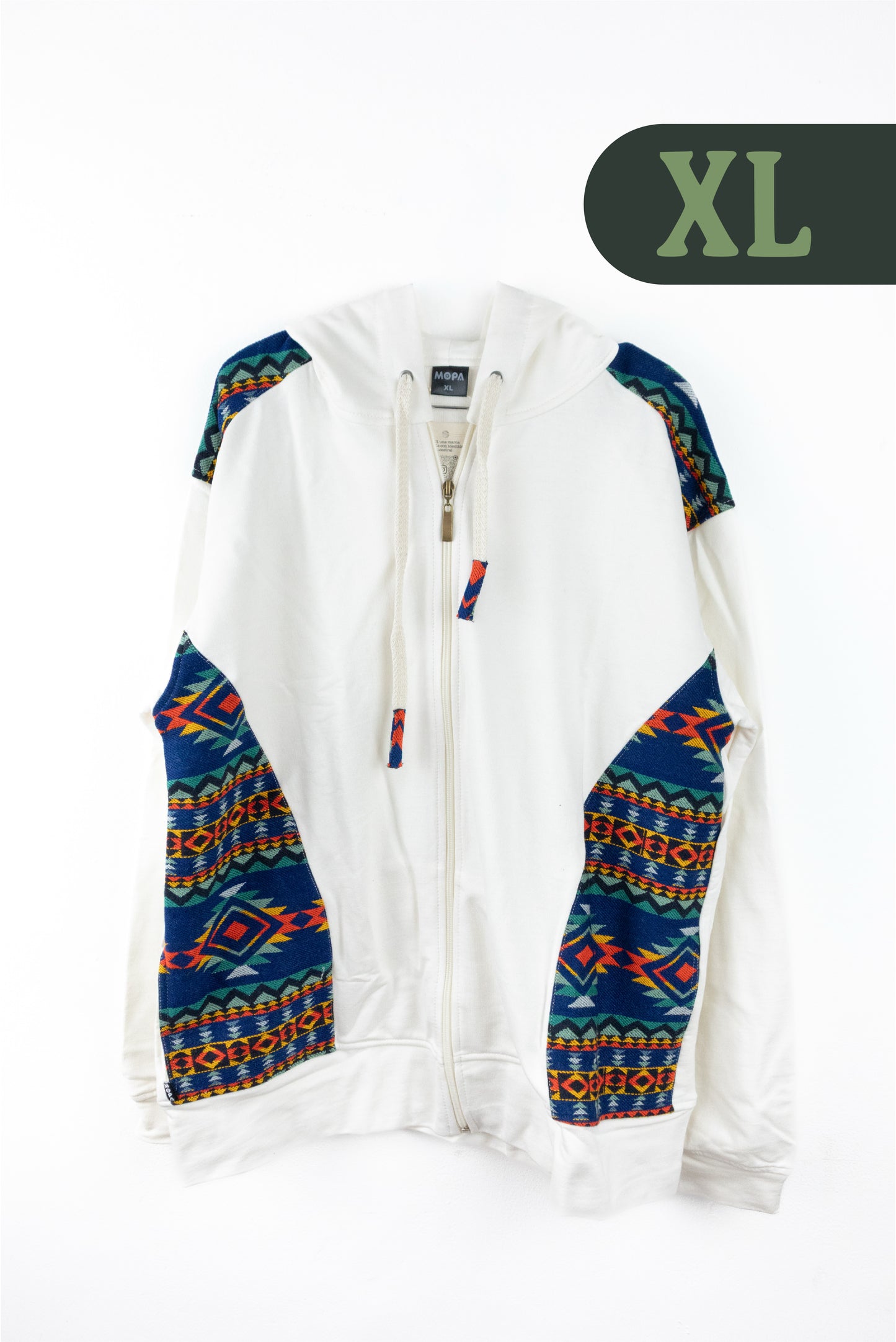 Chaqueta Hombre Tejido Andino - Marfil
