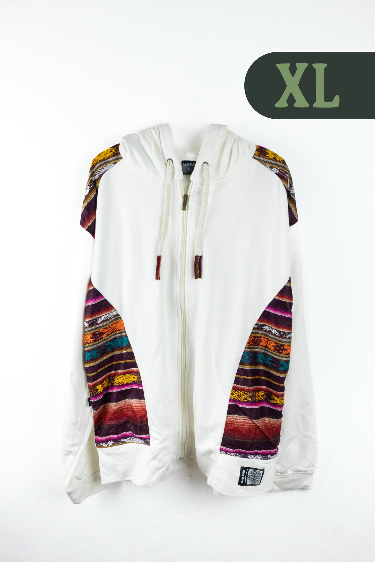 Chaqueta Hombre Tejido Andino - Marfil