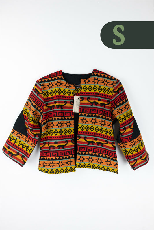 Cardigan Tejido Andino - Negro