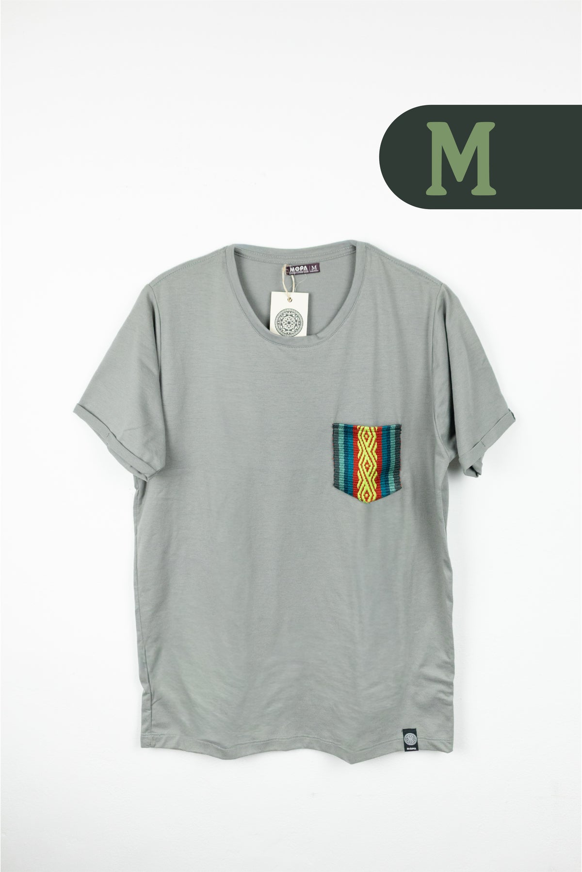 Camiseta Gris - Bolsillo Guanga