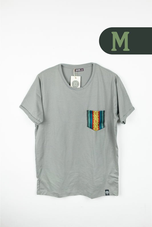 Camiseta Gris - Bolsillo Guanga